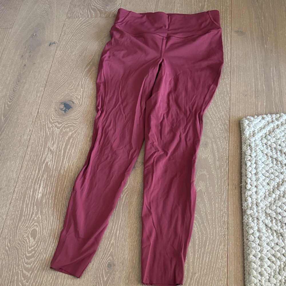 lululemon athletica Red Leggings